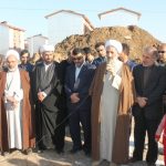 کلنگ مسجد امام هادی(ع) مجتمع مسکن مهر نکا بر زمین زده شد