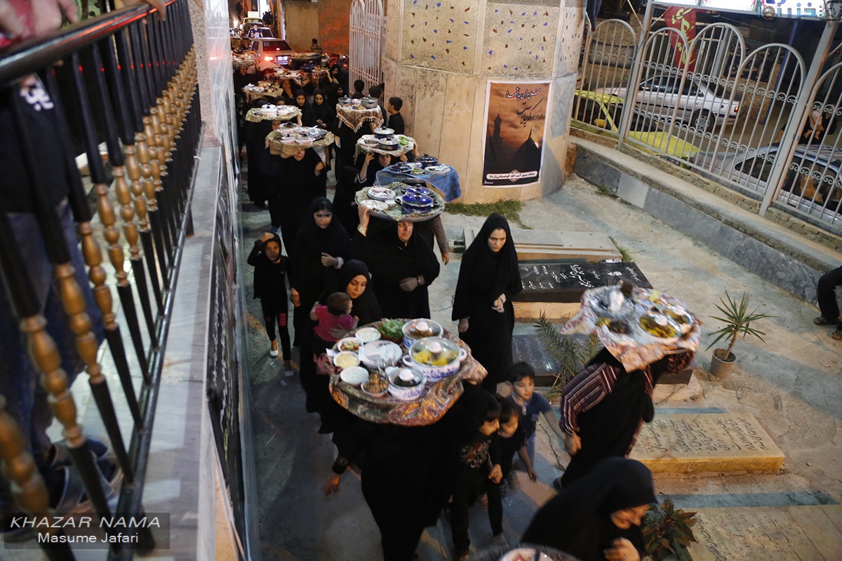 آیین سنتی مجمع گذاری و اطعام دهی در روستای کوهستان بهشهر/ تصاویر